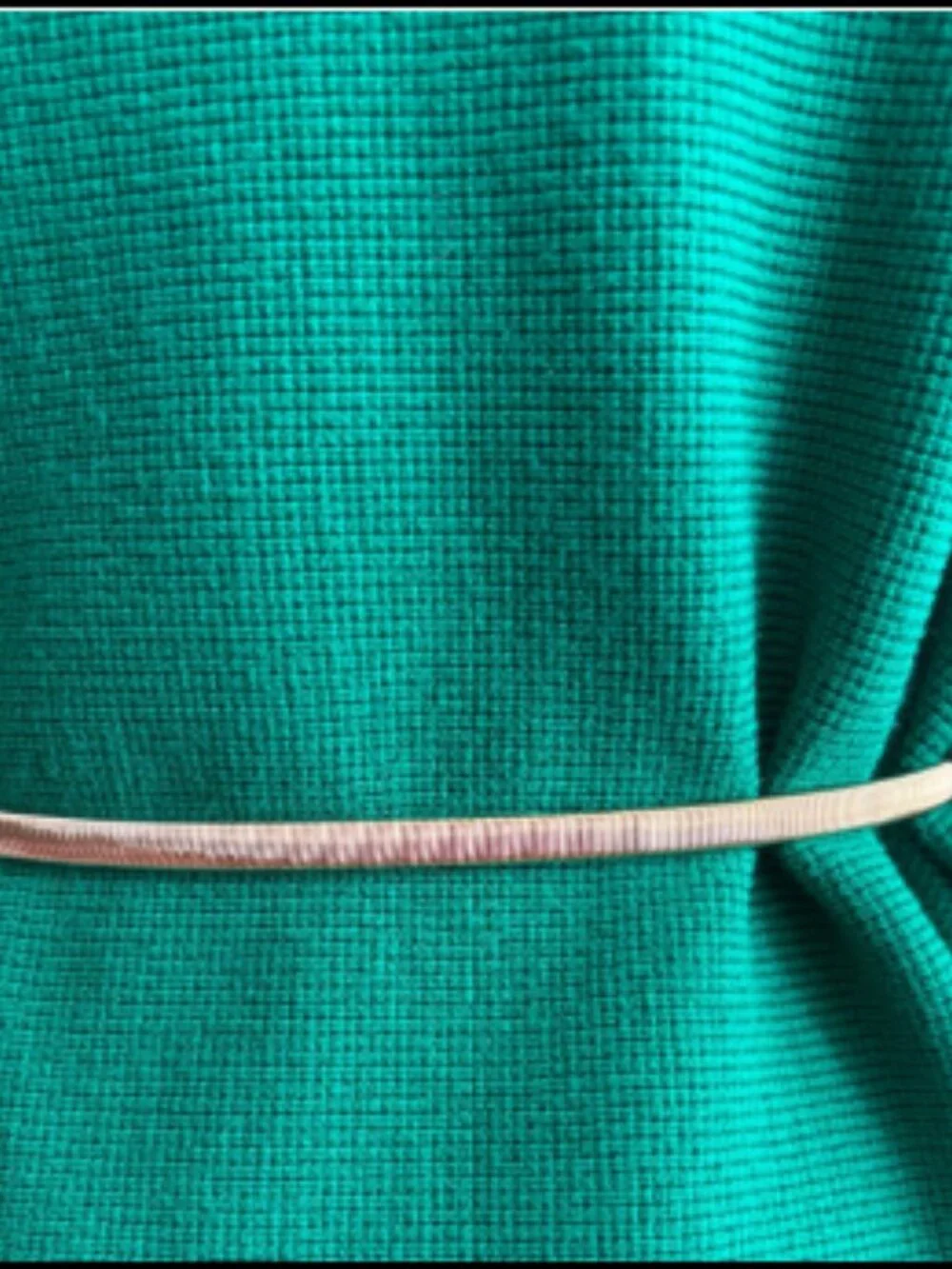 Vintage-Inspired Gold Elastic Belt with Leaf Buckle – Women’s Waist Belt